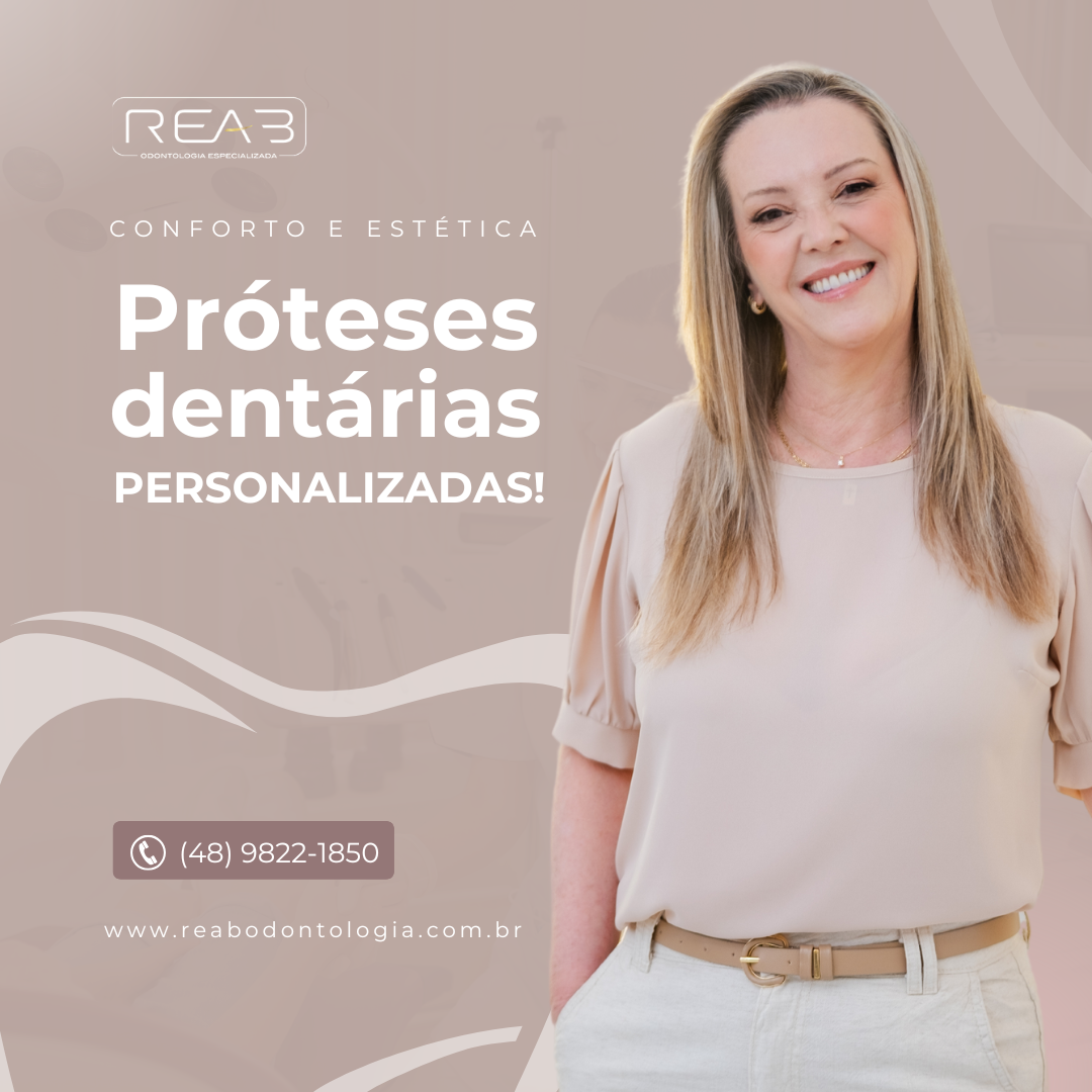 Próteses dentárias personalizadas