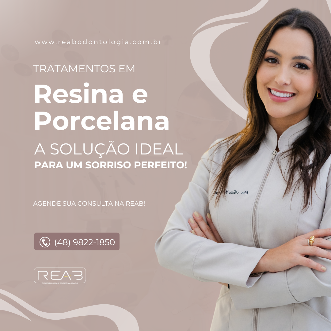 Tratamentos em resina e porcelana